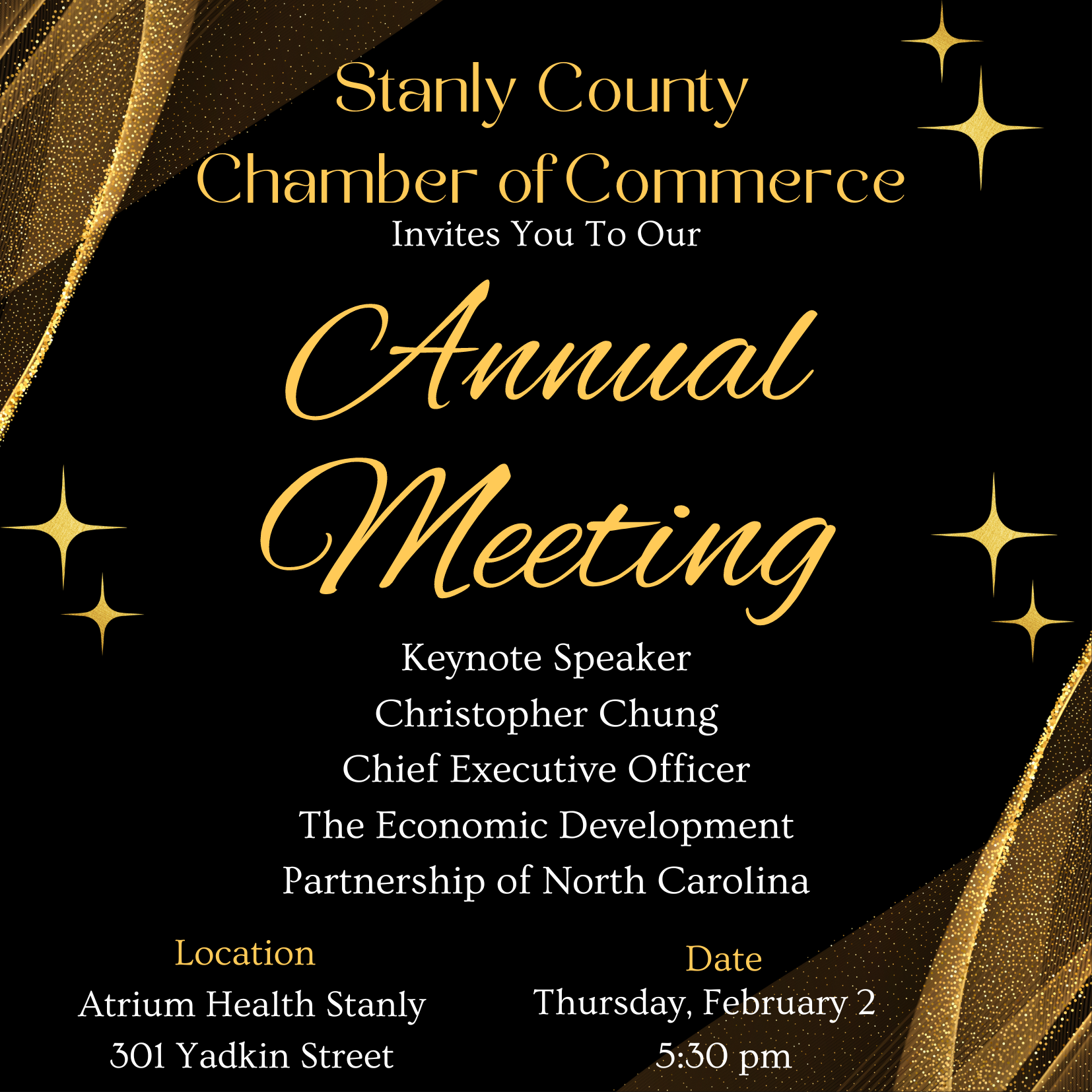 Stanly County Chamber of Commerce Annual Meeting